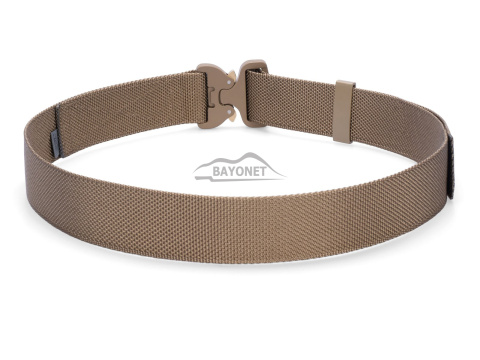 Pas średnio-sztywny COMBAT Coyote Brown o szerokości 45mm klamra Cobra® 9kN Rozmiar uniwersalny 70-120cm