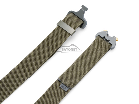 Pas średnio-sztywny COMBAT Ranger Green o szerokości 45mm klamra Cobra® 9kN Rozmiar uniwersalny 70-120cm