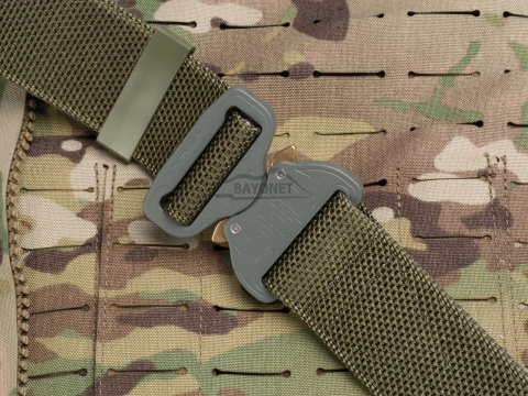 Pas średnio-sztywny COMBAT Ranger Green o szerokości 45mm klamra Cobra® 9kN Rozmiar uniwersalny 70-120cm