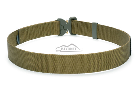 Pas średnio-sztywny COMBAT Khaki (Ciemny Coyote) o szerokości 45mm klamra Cobra® 9kN Rozmiar uniwersalny 70-120cm