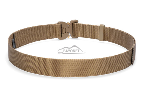 Pas średnio-sztywny COMBAT Coyote Brown o szerokości 38mm klamra Cobra® 9kN Rozmiar uniwersalny 70-120cm