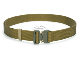 Pas średnio-sztywny COMBAT Khaki (Ciemny Coyote) o szerokości 38mm klamra Cobra® 9kN Rozmiar uniwersalny 70-120cm