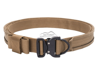 Taktyczny pas do przenoszenia broni i amunicji® STORM PROFESSIONAL Coyote Brown 2-warstwowy z PALS do MOLLE Cobra® D-ring 18kN