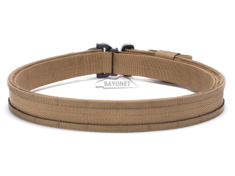 Taktyczny pas do przenoszenia broni i amunicji® STORM PROFESSIONAL Coyote Brown 2-warstwowy z PALS do MOLLE Cobra® D-ring 18kN