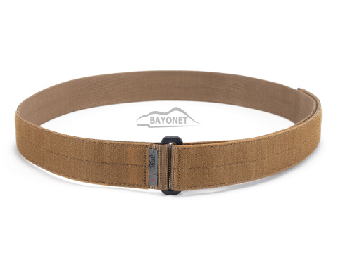 Pas miękki INNER Coyote Brown 38mm naszyty rzep Velcro® haczyki (twardy)