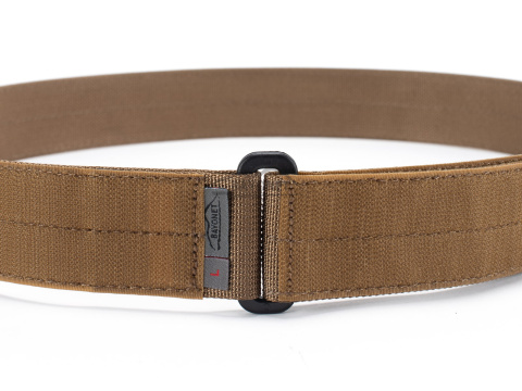 Pas miękki INNER Coyote Brown 38mm naszyty rzep Velcro® haczyki (twardy)