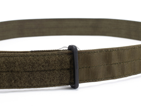 Pas miękki INNER Ranger Green 38mm naszyty rzep Velcro® haczyki (twardy)