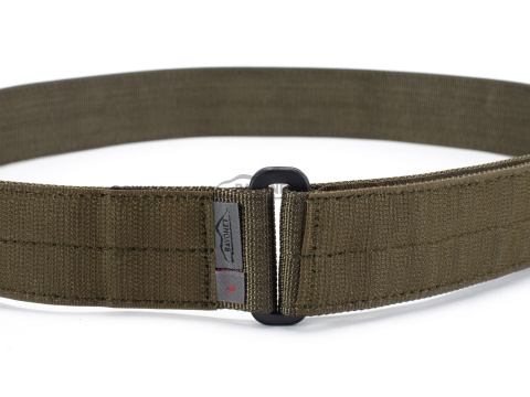 Pas miękki INNER Ranger Green 38mm naszyty rzep Velcro® haczyki (twardy)