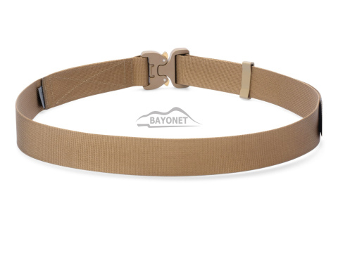 Pas miękki OUTDOOR Coyote Brown o szerokości 38mm klamra Cobra® 9kN Rozmiar uniwersalny 70-120cm