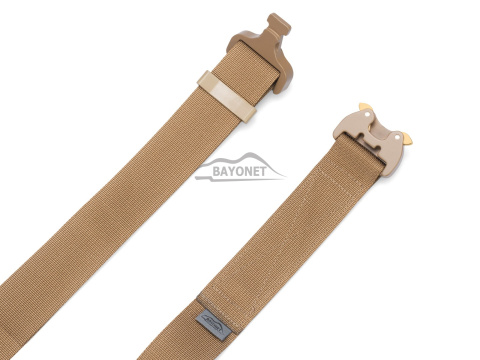 Pas miękki OUTDOOR Coyote Brown o szerokości 38mm klamra Cobra® 9kN Rozmiar uniwersalny 70-120cm