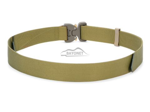 Pas miękki OUTDOOR Khaki (Ciemny Coyote) o szerokości 38mm klamra Cobra® 9kN Rozmiar uniwersalny 70-120cm