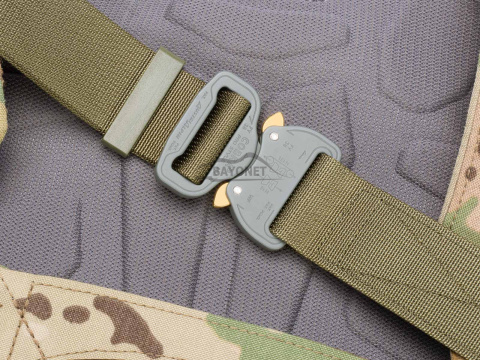 Pas miękki OUTDOOR Ranger Green o szerokości 38mm klamra Cobra® 9kN Rozmiar uniwersalny 70-120cm