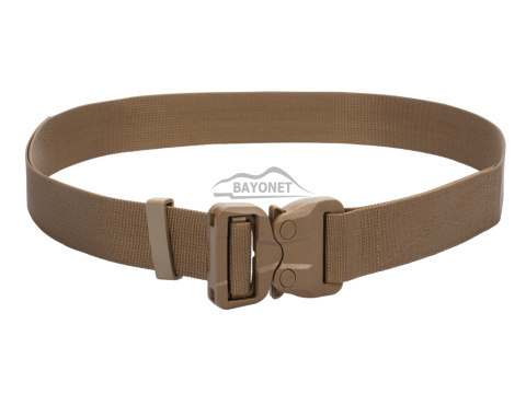 Pas miękki OUTDOOR STEALTH Coyote Brown o szerokości 38mm z niewykrywalną klamrą Cobra® 25cN Rozmiar uniwersalny 70-120cm