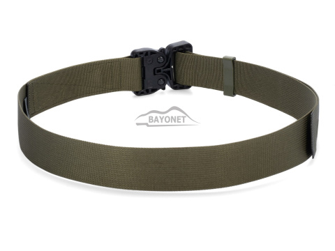 Pas miękki OUTDOOR STEALTH Ranger Green o szerokości 38mm z niewykrywalną klamrą Cobra® 25cN Rozmiar uniwersalny 70-120cm