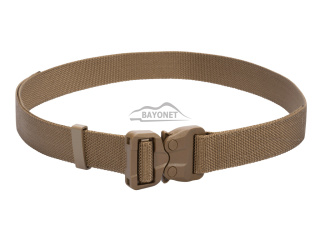 Pas średnio-sztywny COMBAT STEALTH Coyote Brown o szerokości 38mm niewykrywalna klamra Cobra® 25cN Rozmiar uniwersalny 70-120cm