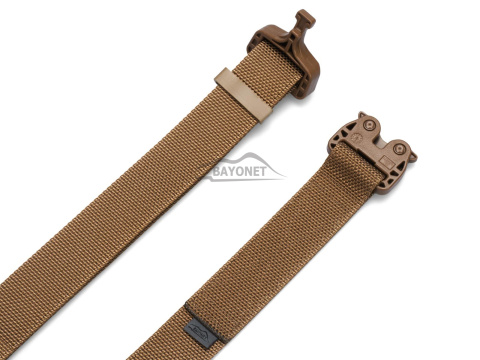 Pas średnio-sztywny COMBAT STEALTH Coyote Brown o szerokości 38mm niewykrywalna klamra Cobra® 25cN Rozmiar uniwersalny 70-120cm