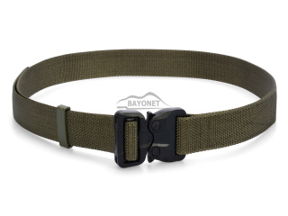 Pas średnio-sztywny COMBAT STEALTH Ranger Green o szerokości 38mm niewykrywalna klamra Cobra® 25cN Rozmiar uniwersalny 70-120cm