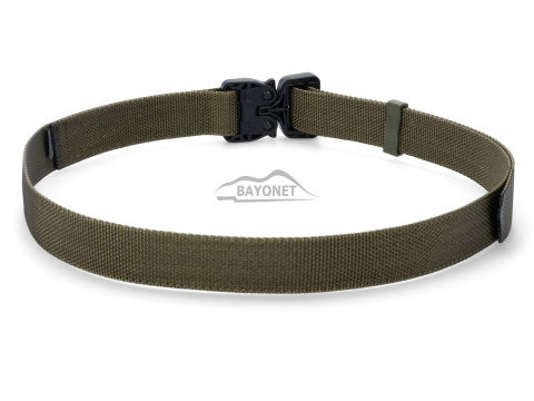 Pas średnio-sztywny COMBAT STEALTH Ranger Green o szerokości 38mm niewykrywalna klamra Cobra® 25cN Rozmiar uniwersalny 70-120cm