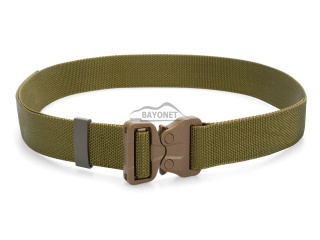 Pas średnio-sztywny COMBAT STEALTH Khaki o szerokości 45mm niewykrywalna klamra Cobra® 25cN Rozmiar uniwersalny 70-120cm