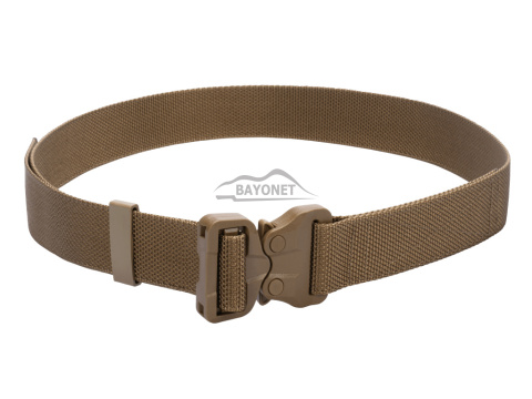 Pas średnio-sztywny COMBAT STEALTH Coyote Brown o szerokości 45mm niewykrywalna klamra Cobra® 25cN Rozmiar uniwersalny 70-120cm