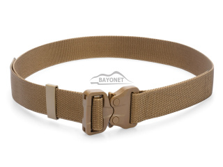 Pas średnio-sztywny COMBAT STEALTH Coyote Brown o szerokości 45mm niewykrywalna klamra Cobra® 25cN Rozmiar uniwersalny 70-120cm