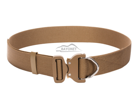 Pas średnio-sztywny plus SPOTTER D Coyote Brown o szerokości 45mm klamra Cobra® D-ring 18kN Rozmiar uniwersalny 70-120cm