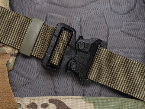 Pas średnio-sztywny plus SPOTTER STEALTH Ranger Green szerokość 45mm niewykrywalna klamra Cobra® GT 25cN R. uniwersalny 70-120cm