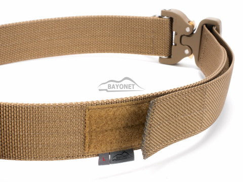 Pas sztywny THIRDLINE Coyote Brown o szerokości 45mm 1-warstwowy z Cobra® D-ring 18kN klamra wzmocniona metalowa